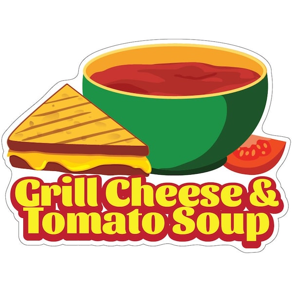 Signmission Grilled Cheese & Tomato Soup Concession Stand Food Truck, D-8 Grilled Cheese & Tomato Soup D-DC-8 Grilled Cheese And Tomato Soup19 - main